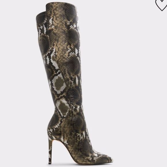 BRAND NEW ALDO SOPHIALAAN KNEE-HIGH STILETTO HEEL BOOT G1 - Picture 10 of 16